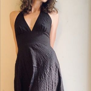 J. Crew Seersucker Halter Dress